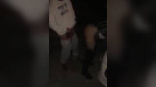 لبناني ينيك قحبة الجنس في الهواء الطلق